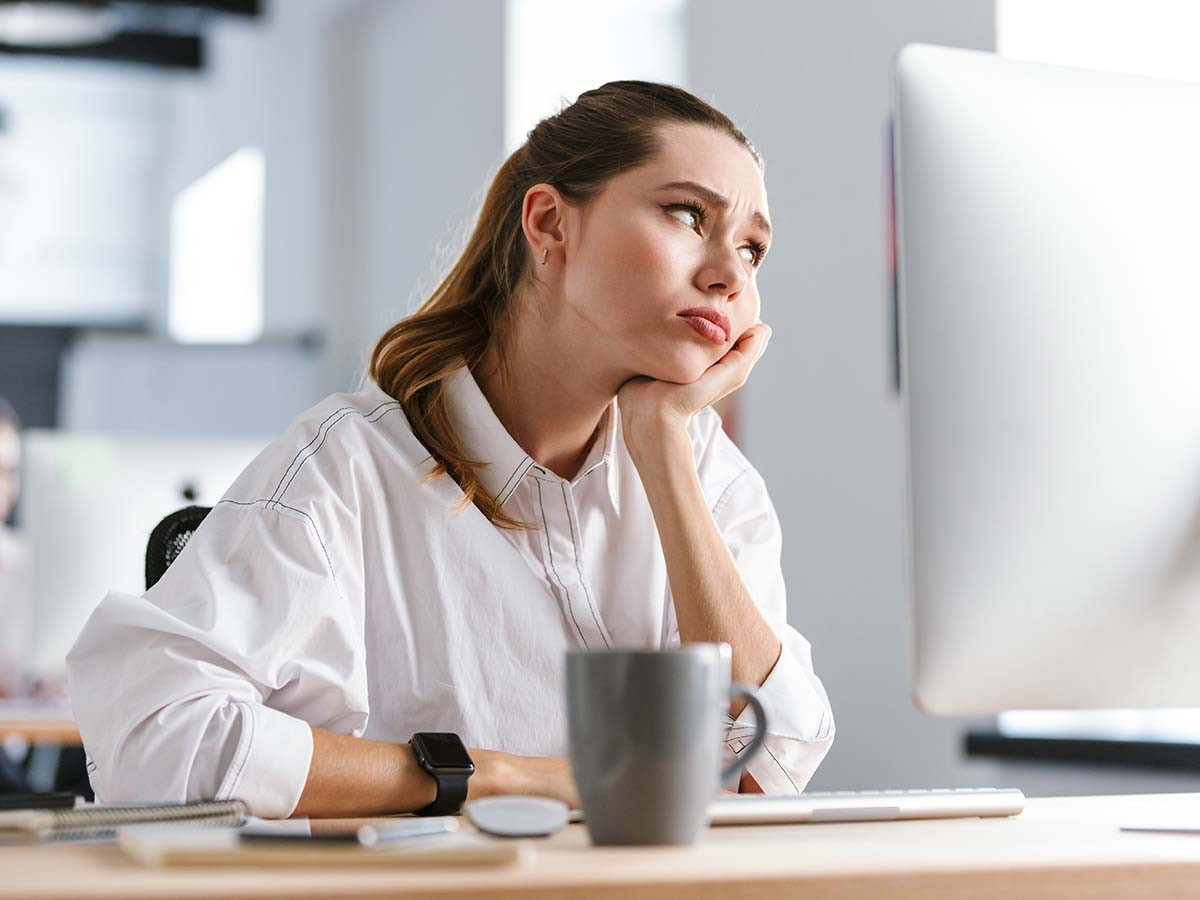 Unglücklich im neuen Job